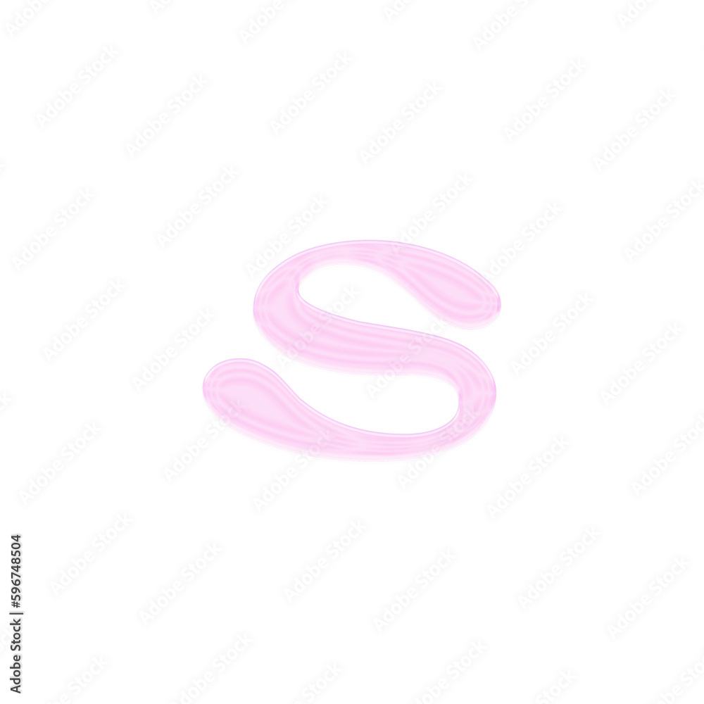 3D Fluid Alphabet s 3D Fluid Alphabet s
