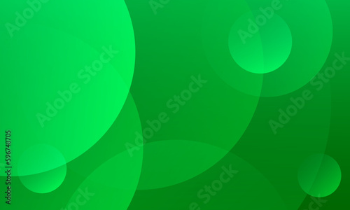 Abstract green background with circles. Eps10 vector
