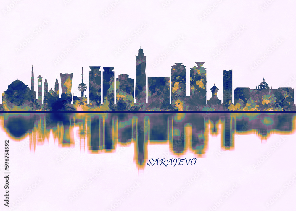 Obraz premium Sarajevo Skyline