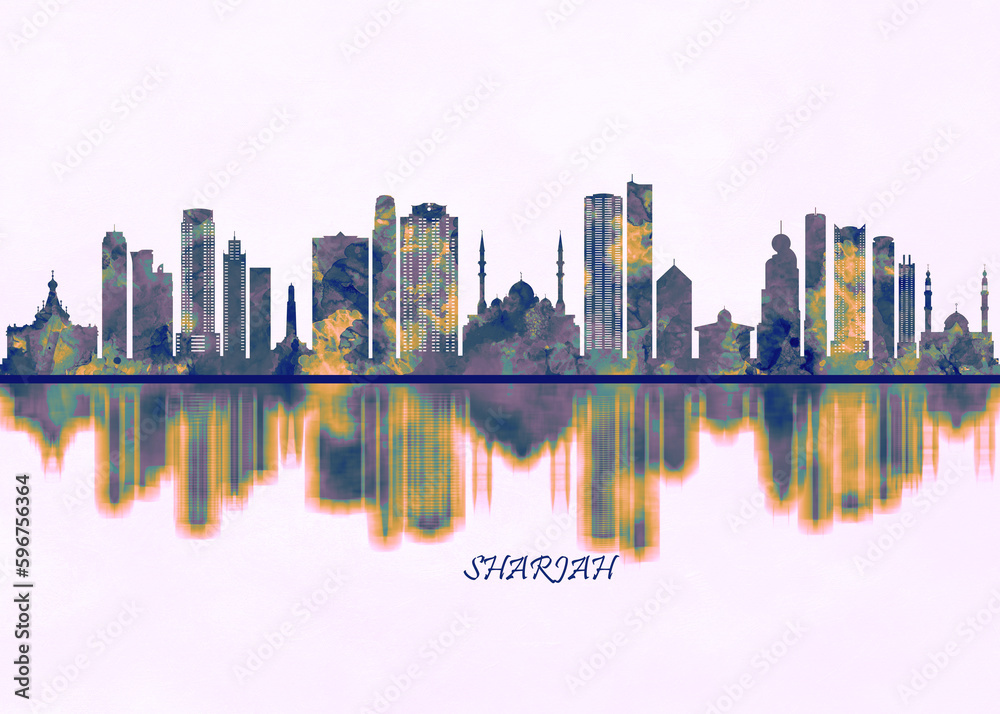Sharjah UAE Skyline