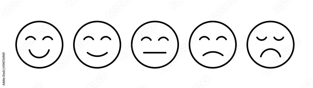 Satisfaction Rating, Sad and Happy, Flat outline Emoji Icons, Different mood emoji, Feedback emoji slider, facial expression emojis, User experience, Ranking, Testimonial Template. Testimony Satisfaction Rating, Sad and Happy, Flat outline Emoji Icons, Different mood emoji, Feedback emoji slider, facial expression emojis, User experience, Ranking, Testimonial Template. Testimony