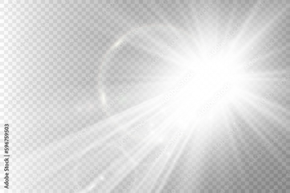 Special lens flash, light effect. The flash flashes rays and searchlight. illust.White glowing light. Beautiful star Light from the rays. The sun is backlit. Bright beautiful star. Sunlight. Glare.
Special lens flash, light effect. The flash flashes rays and searchlight. illust.White glowing light. Beautiful star Light from the rays. The sun is backlit. Bright beautiful star. Sunlight. Glare.