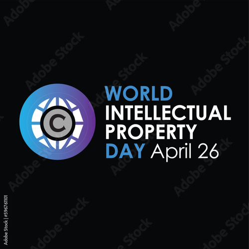 World Intellectual Property Day April 26 Social Media Web Vector Illustration