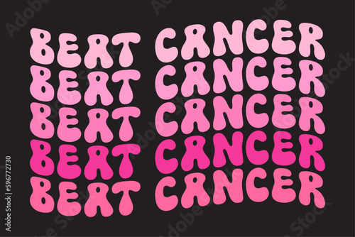 Beat Cancer T-Shirt Design