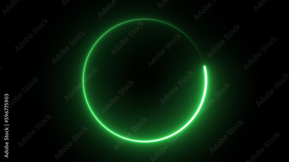Green circle Icon background, Shapes Elements.