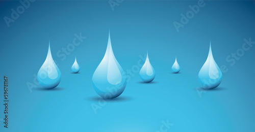 acqua, gocce d'acqua, grafica photo