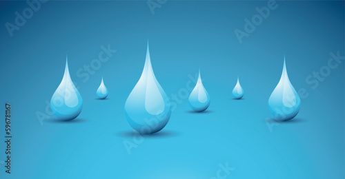 acqua, gocce d'acqua, grafica