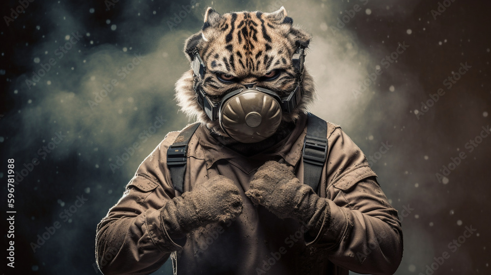 Wildcat-Inspired Villain: Epic Powder Battle of the Fierce Humanoid Warriors Wildcat-Inspired Villain: Epic Powder Battle of the Fierce Humanoid Warriors
