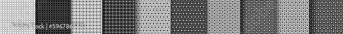 Square Simple Set. Square seamless pattern. Vector illustration