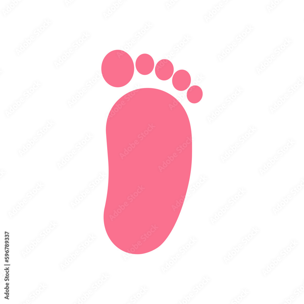 Baby footsteps of hand and leg. Newborn twins.It's boy and girl. Twin icon. Heart frame shape. Baby footsteps of hand and leg. Newborn twins.It's boy and girl. Twin icon. Heart frame shape.