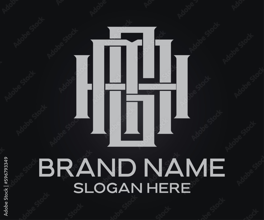 modern minimalist letter brand identity modern minimalist letter brand identity