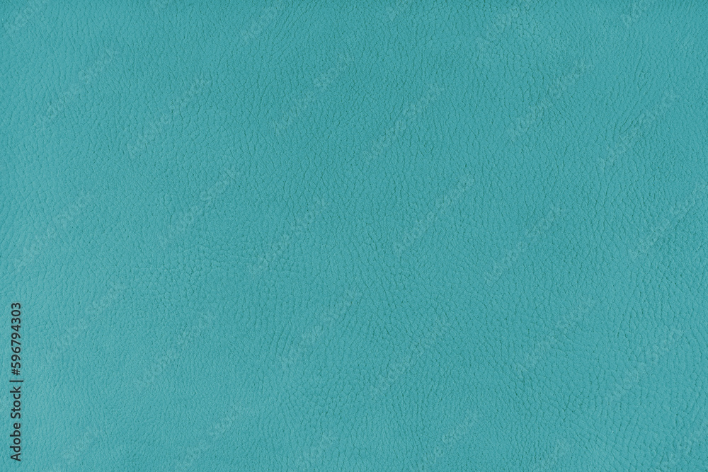 Texture background of turquoise velours fabric textured like leather surface Texture background of turquoise velours fabric textured like leather surface