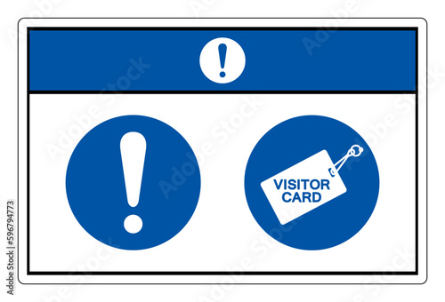 Notice Stop Return Card Symbol Sign, Vector Illustration, Isolate On White Background Label .EPS10