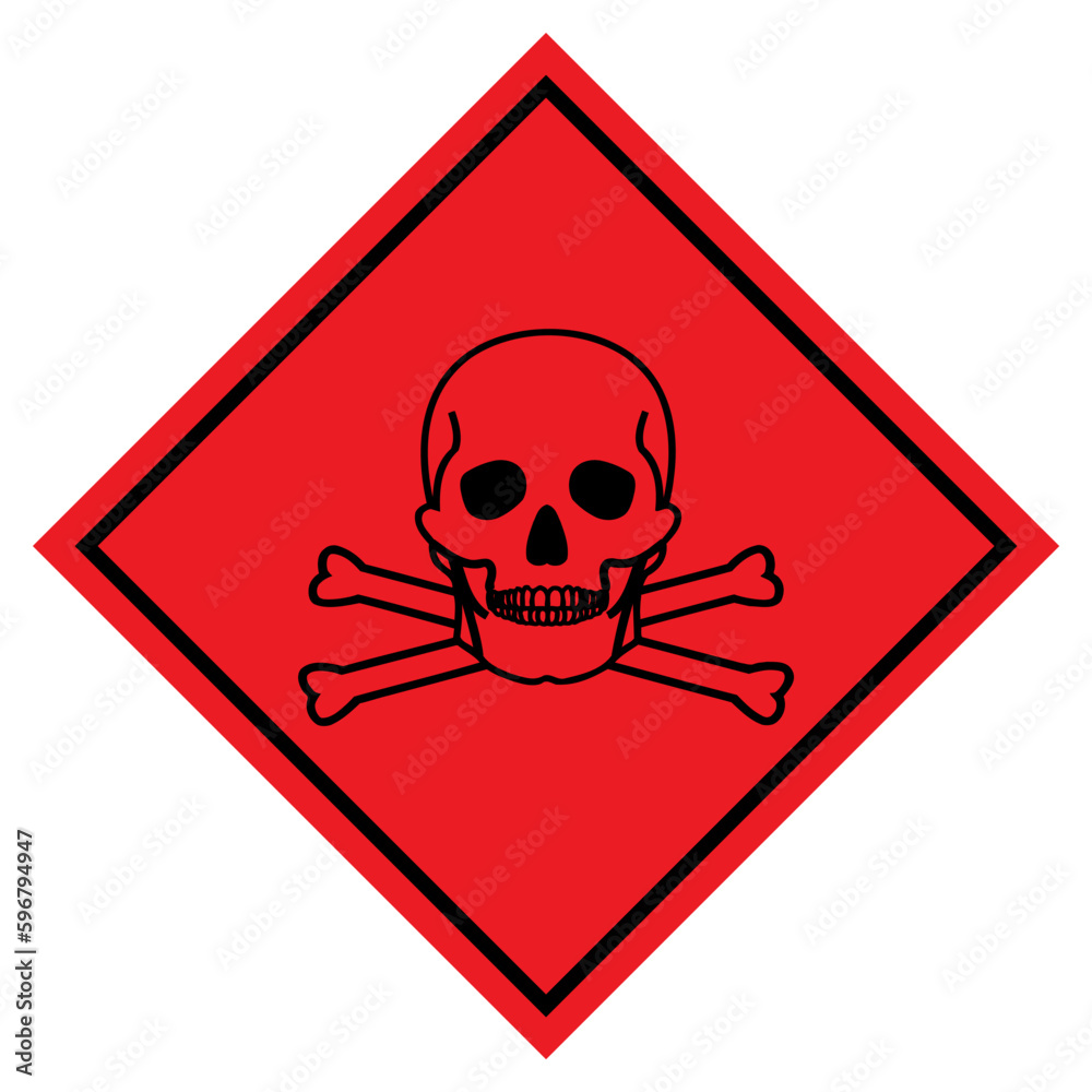 Danger Chemical Storage Area Symbol, Vector Illustration, Isolate On White Background Label. EPS10 Danger Chemical Storage Area Symbol, Vector Illustration, Isolate On White Background Label. EPS10