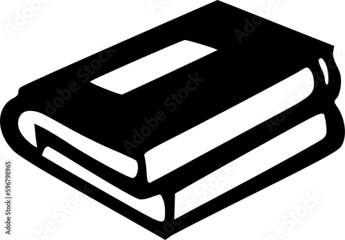 book icon vector symbol design illustration