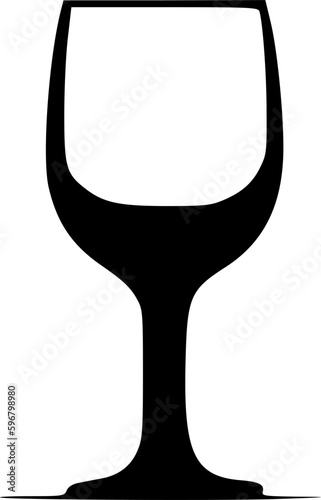 goblet glass icon vector symbol design illustration