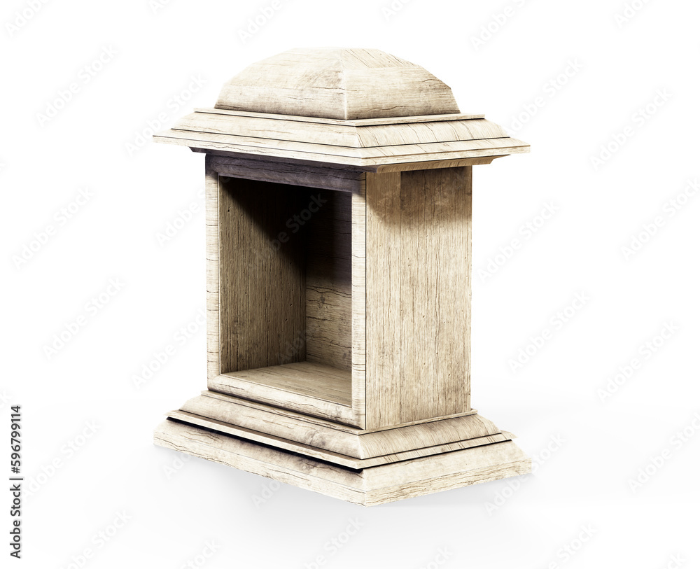 3d rendering of group of wooden boxes for transporting goods on 3d rendering of group of wooden boxes for transporting goods on