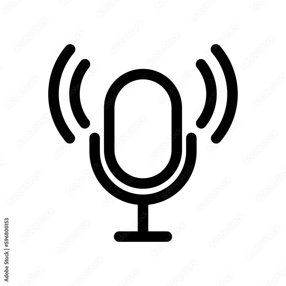 Microphone and sound wave wavelength. Karaoke. Vectors. Microphone and sound wave wavelength. Karaoke. Vectors.