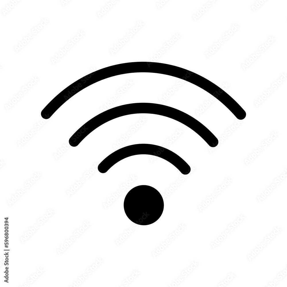 Wi-Fi symbol. Symbol of Mobile Internet,Network. Wi-Fi symbol. Symbol of Mobile Internet,Network.