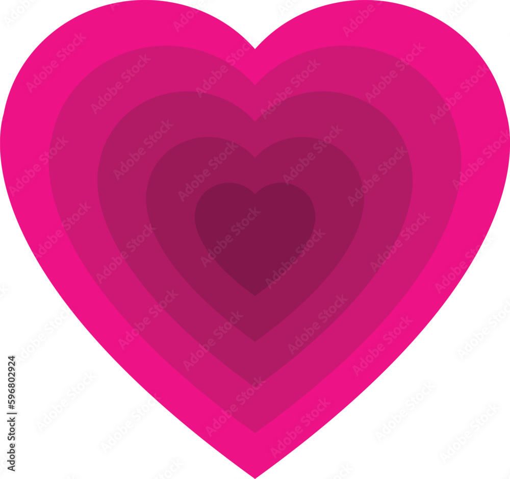 Heart shapes icon. Simple Multiple Hearts illustration of love day valentine vector. Concept of love isolated on white Heart shapes icon. Simple Multiple Hearts illustration of love day valentine vector. Concept of love isolated on white