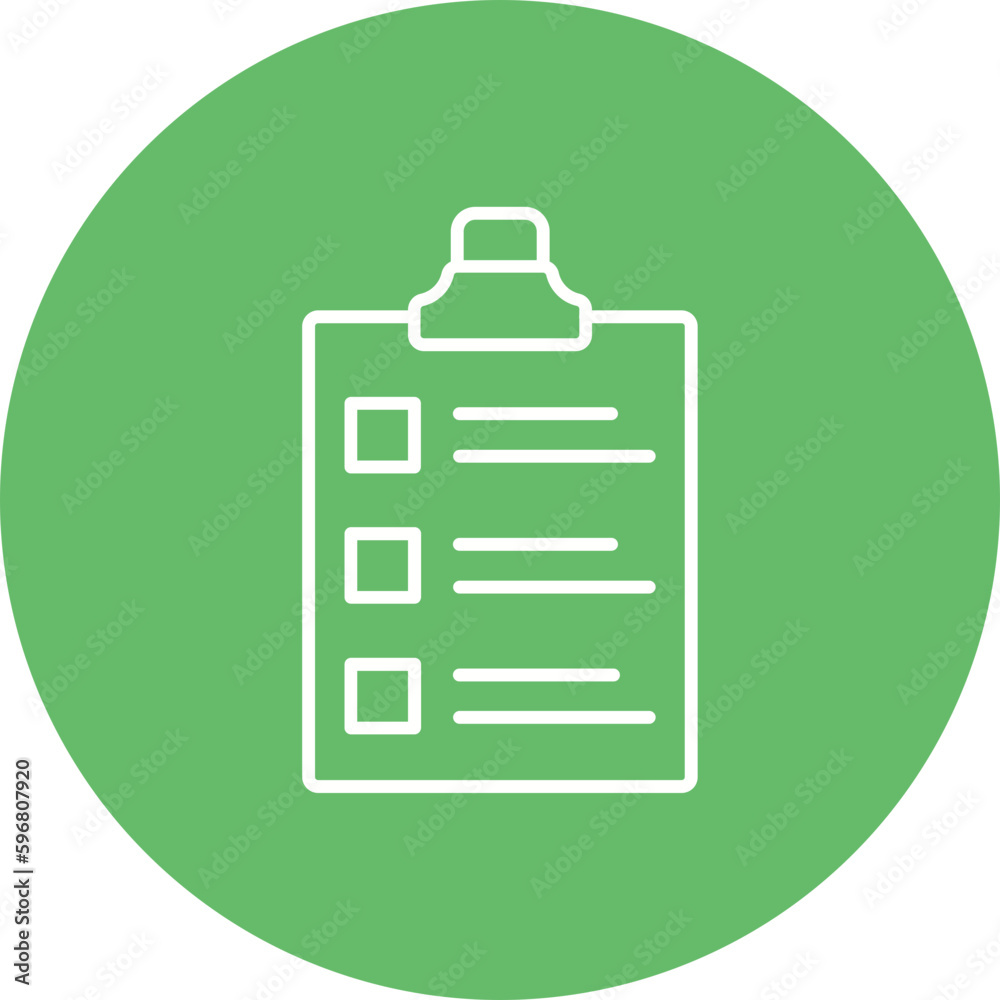 Clipboard Multicolor Circle Line Inverted Icon Clipboard Multicolor Circle Line Inverted Icon