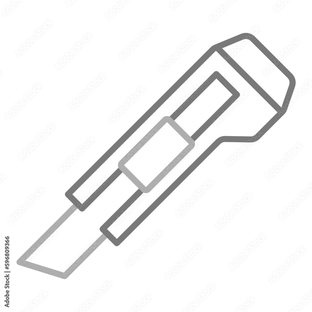Cutter Greyscale Line Icon Cutter Greyscale Line Icon