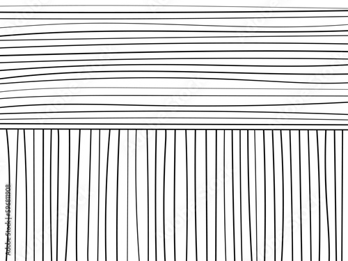 Hand drawn horizontal and vertical rough lines vector background