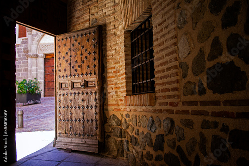 Antique castilian door