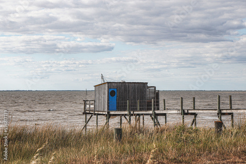 Charente-Maritime - Marsilly - Carrelet  bleu