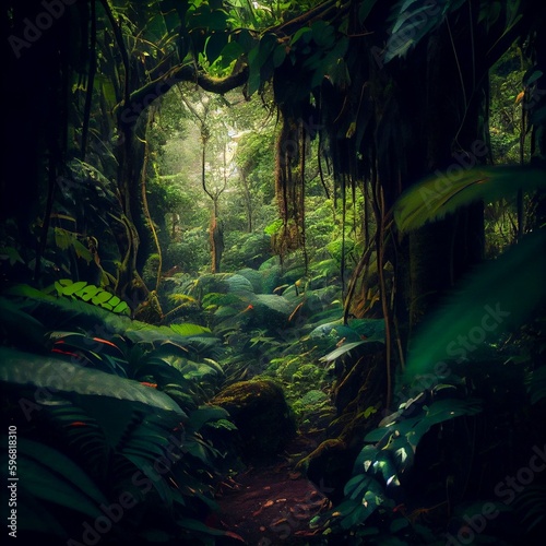 A lush tropical rainforest © BGR Digital