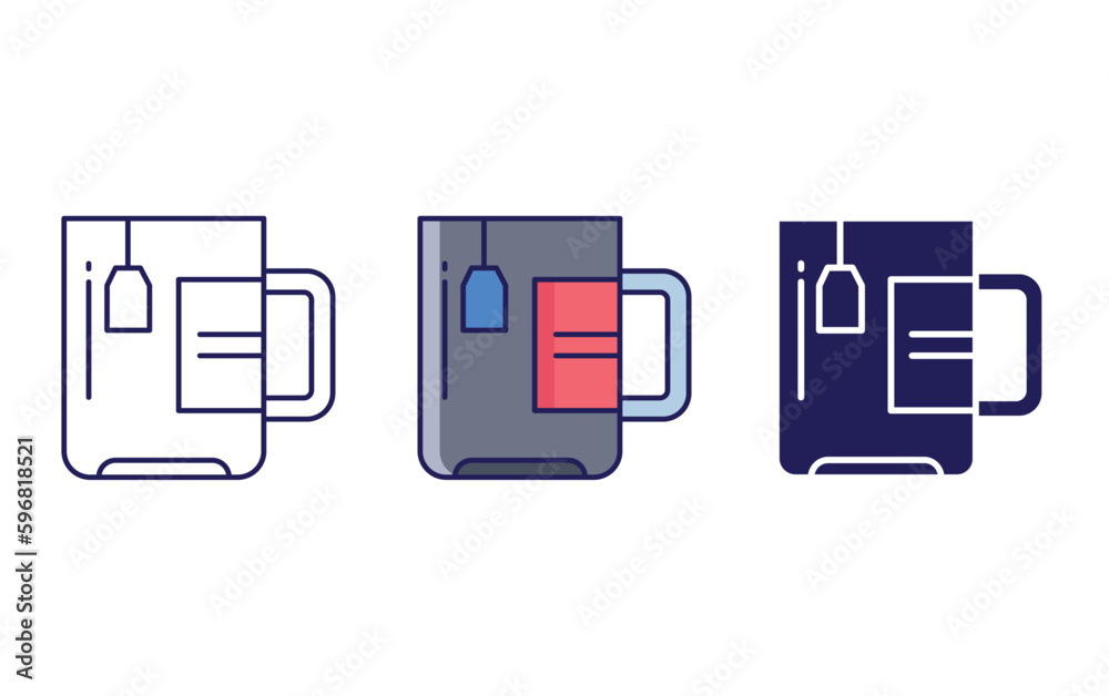 Fototapeta premium Tea vector icon