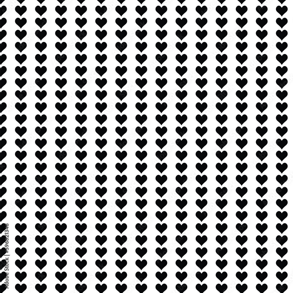 abstract seamless vertical black love pattern. abstract seamless vertical black love pattern.