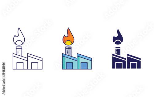 Fire vector icon