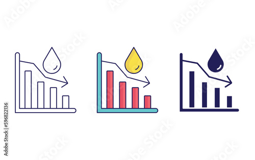 Price Down vector icon