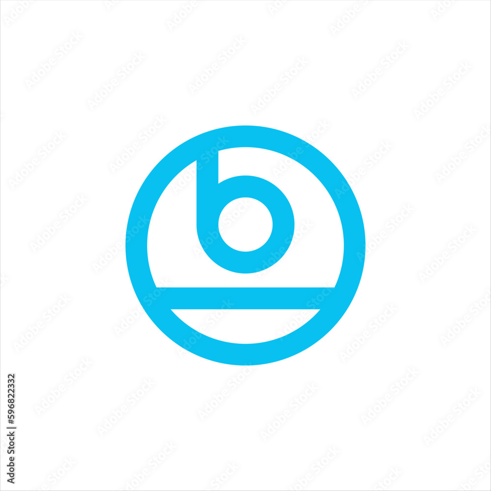 letter b smile logo vector design letter b smile logo vector design
