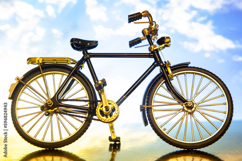 road bike model on the background of nature. transport for travel road bike model on the background of nature. transport for travel
