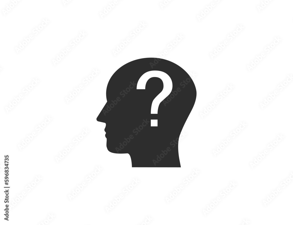 Anonymity, unknown icon. Vector illustration. Anonymity, unknown icon. Vector illustration.