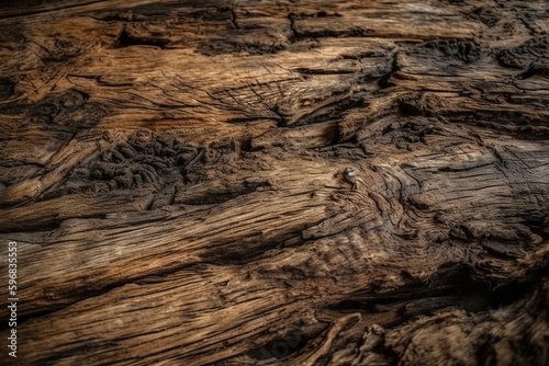 Old rotten wooden texture. Wood background, laminate and parquet background. © Marat