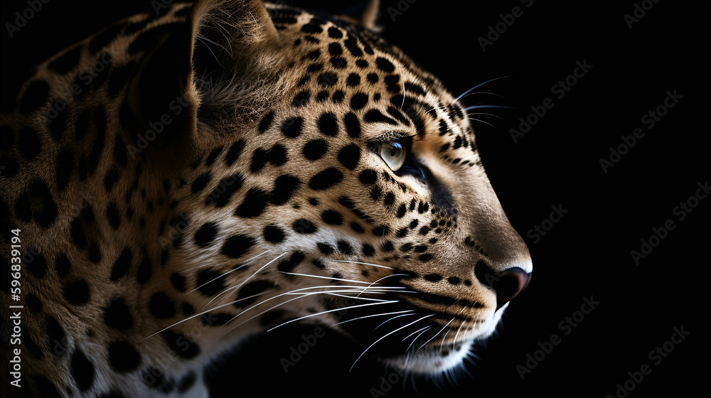 close-up of a leopard close-up of a leopard