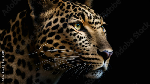 close-up of a leopard © Pixel Pilot