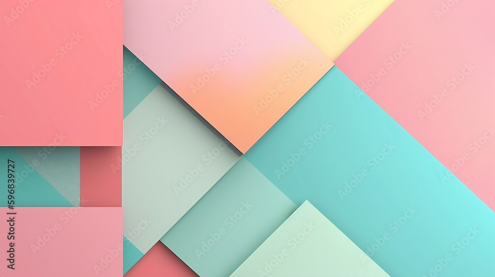 16:9 AI generated wallpapers in 5824*3264pix, pastel colors