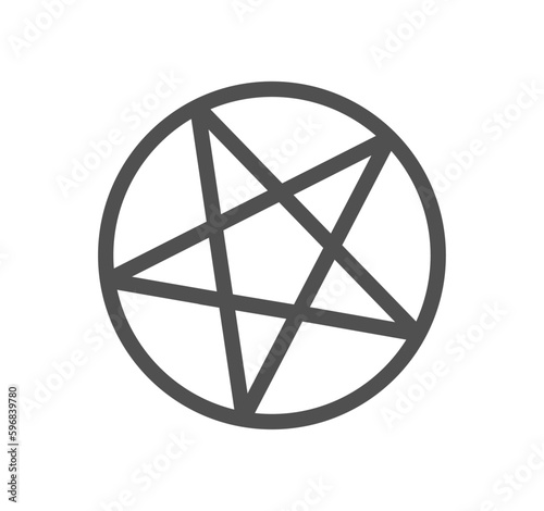 Religion symbols related icon outline and linear vector.