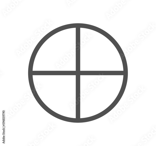 Religion symbols related icon outline and linear vector.
