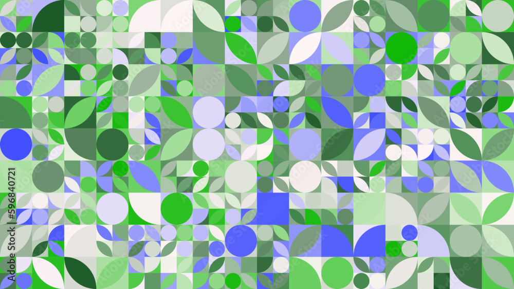 Geometric background pattern of fresh green natural leave and leaf. Vector file. Geometric background pattern of fresh green natural leave and leaf. Vector file.