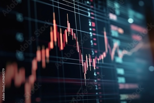 Creative forex chart backround with lines
