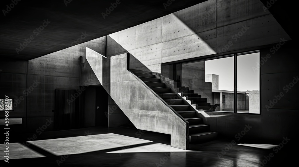 Capturing Black and White Photographs of a Minimalist House using Generative AI Capturing Black and White Photographs of a Minimalist House using Generative AI