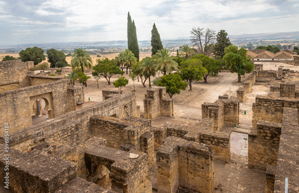 Exposure of the Medina Azahara, Muslim Ruins of the Palace, located near Cordoba, Spain.