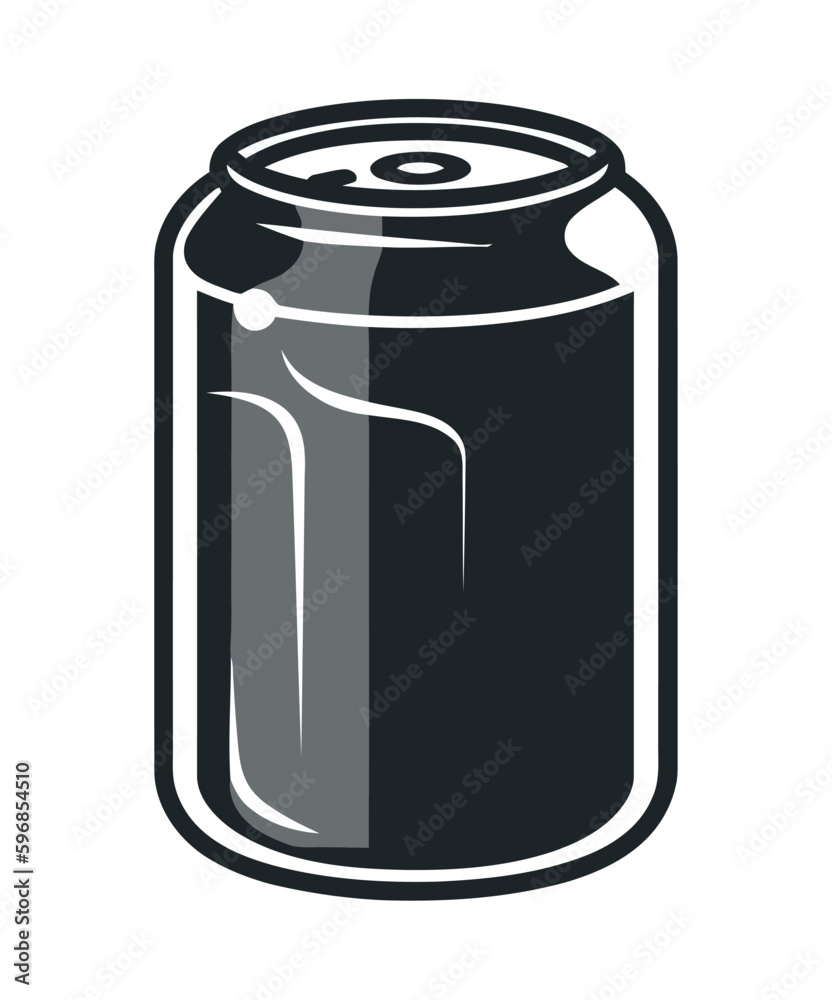 drink canned product monochrome icon drink canned product monochrome icon