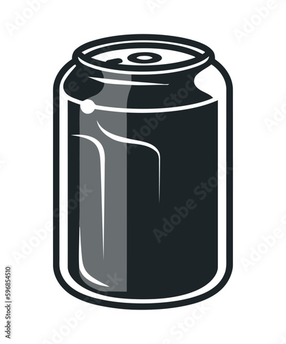 drink canned product monochrome icon