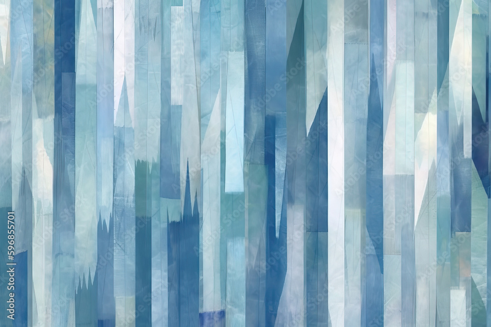 "Abstract texture in pastel shades of light blue, green, white, and